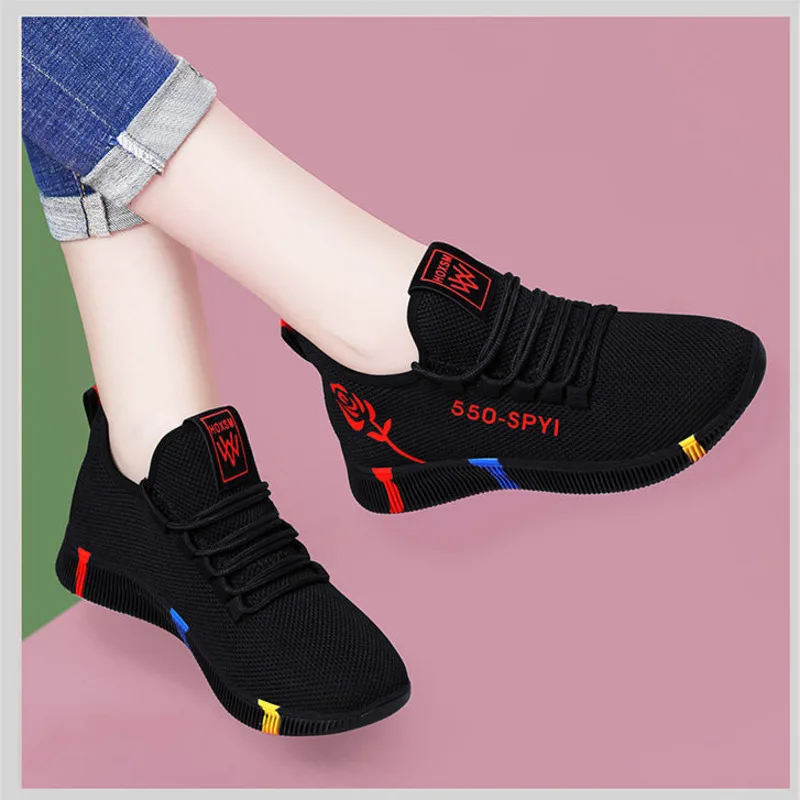 

Breathable Non-slip Thick-soled Fashion Casual Shoes Korean Running Shoes Sports Shoes Women's Shoes 2022 Fall New