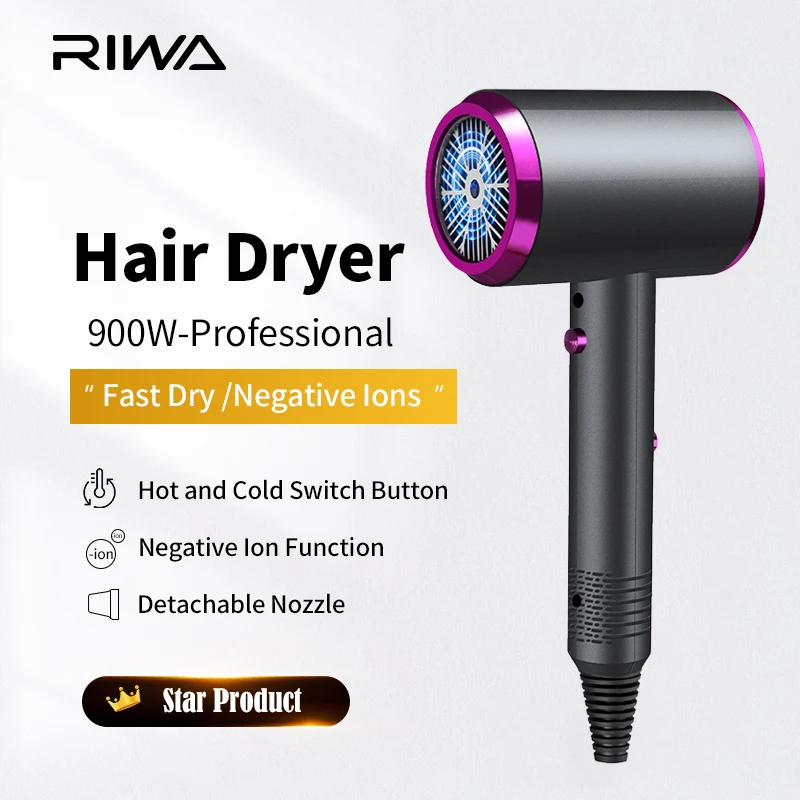 

Фен для волос с сисветильник, 900 Вт