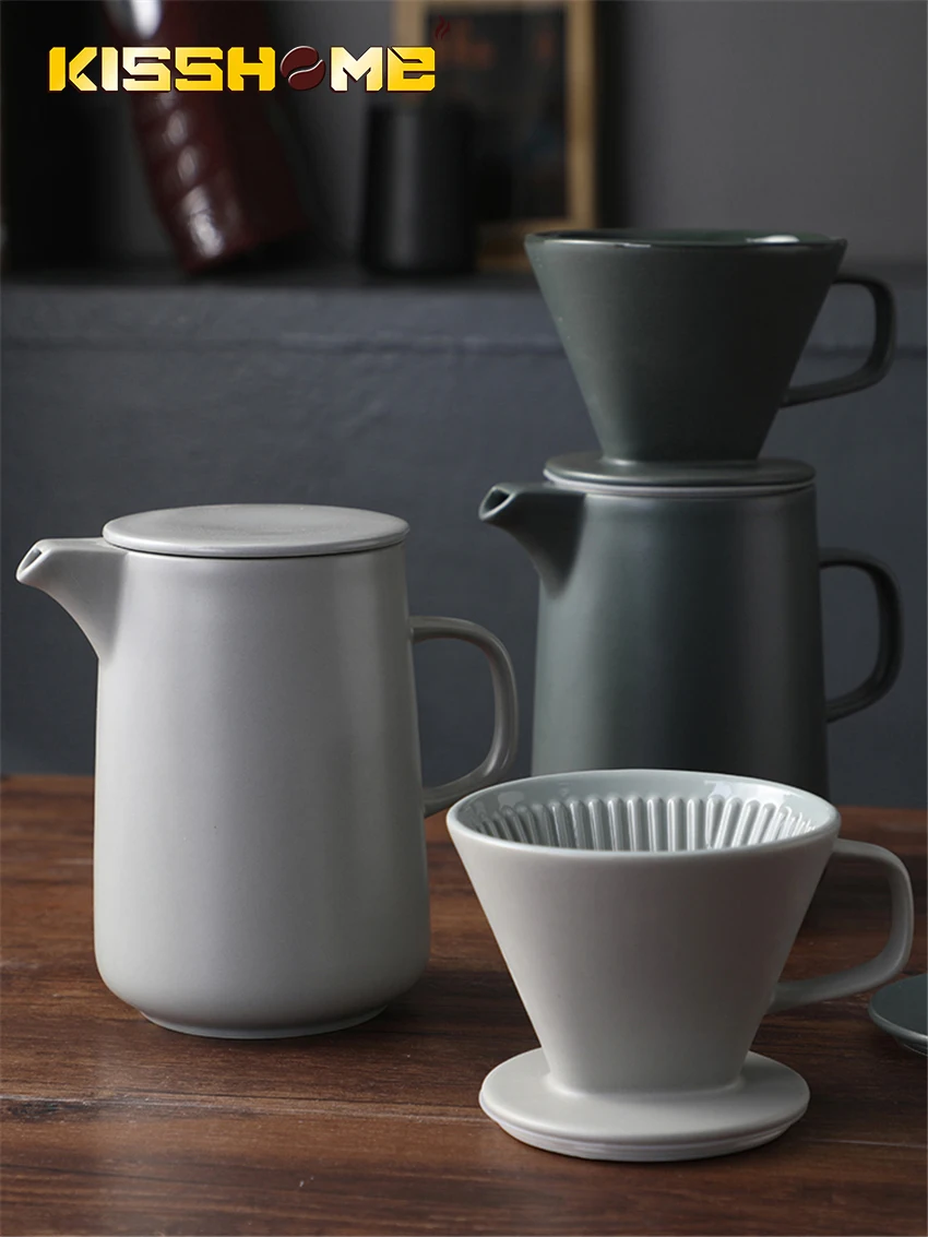 1 комплект керамическая кофейная чашка эспрессо фильтровальные чаши V60 воронка