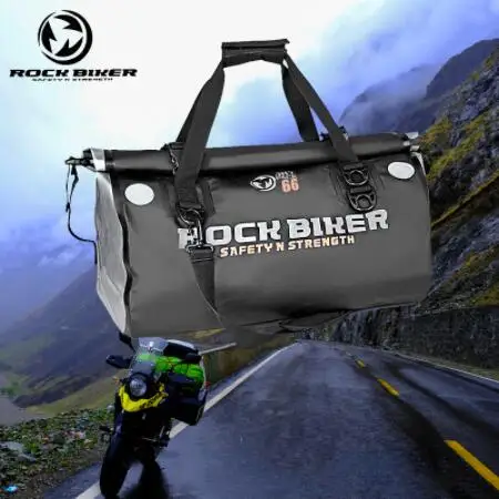 Сумка для заднего сиденья Rockbiker водонепроницаемая сумка мотоцикла 66 л дорожная