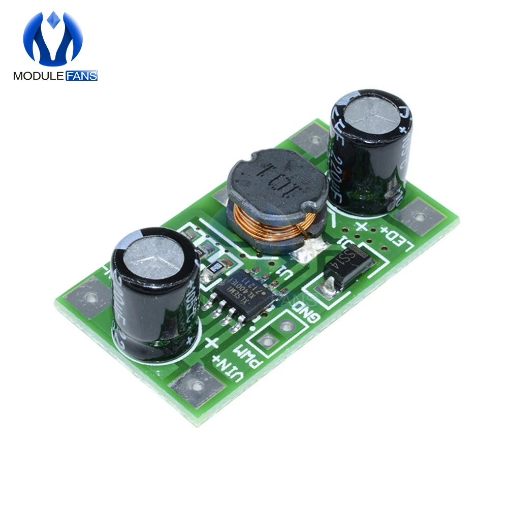 DC понижающий модуль питания Buck для Arduino CC/CV PWM затемнения светодиодный выход