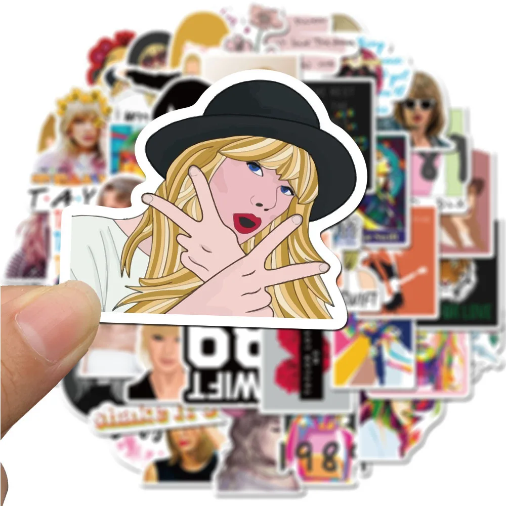10 шт./набор 50 шт./компл. Taylor Alison Swift Стикеры s для тележка чехол ноутбука телефон