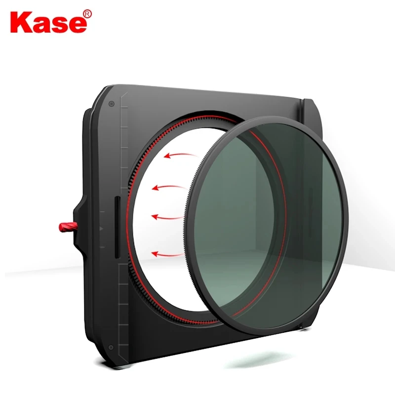 

Тонкий держатель фильтра Kase K75 75 мм с кольцом-адаптером CPL 67 мм/72 мм