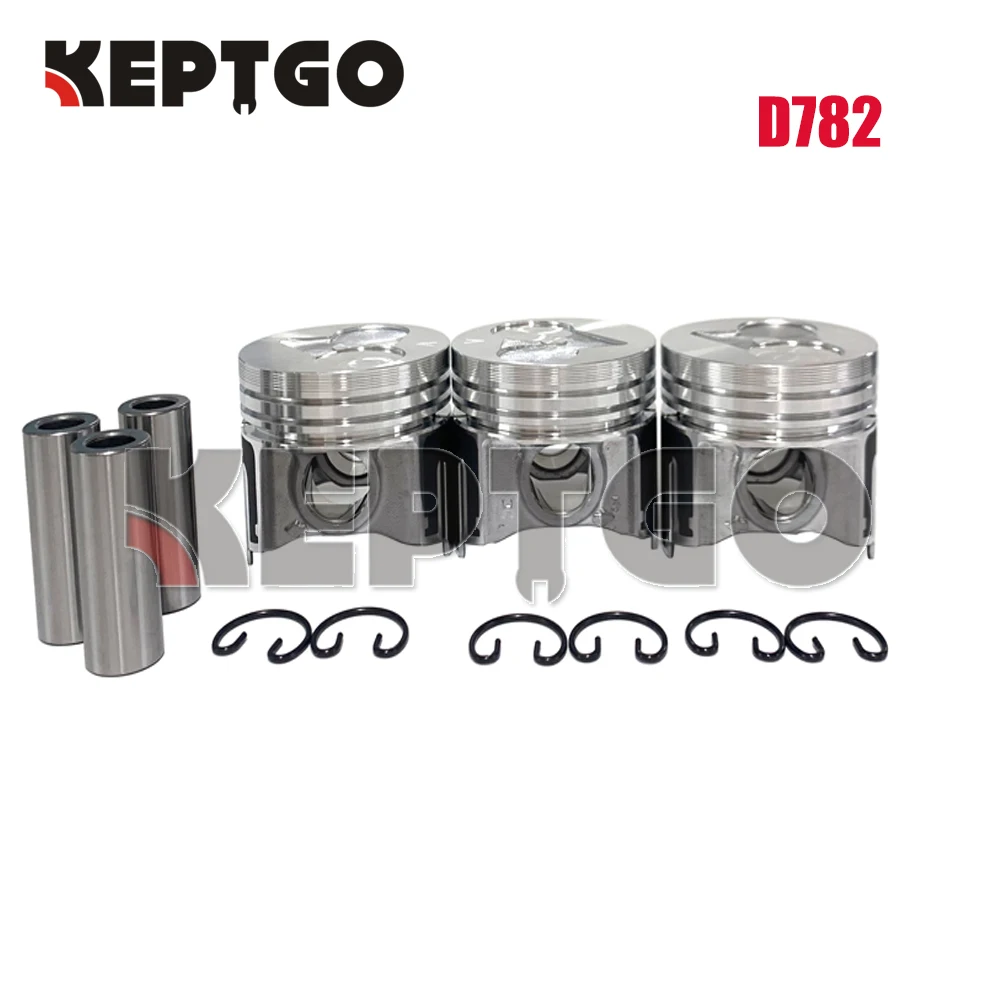 

Новый поршневой набор D782 3 шт. STD для двигателя Kubota
