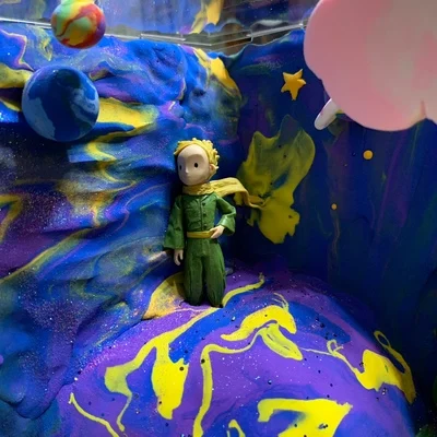 Маленький принц фигурка Маленького принца, фигурки аниме, подарок на День святого Валентина для девочек, детские игрушки, украшение торта для детей, подарки на день рождения