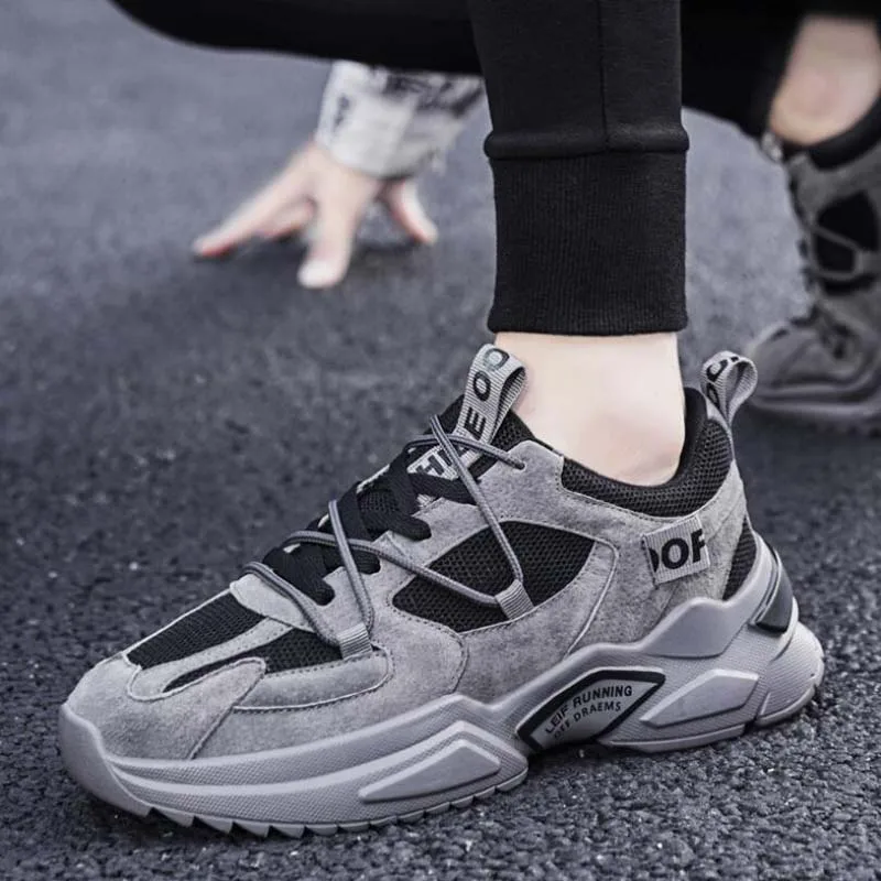 

New Dropping Hot Mesh Men Shoes Breathable Men's Sneakers Lac-up Lightweight Walking Man Tenis Non-slip Flats Shoes Zapatillas