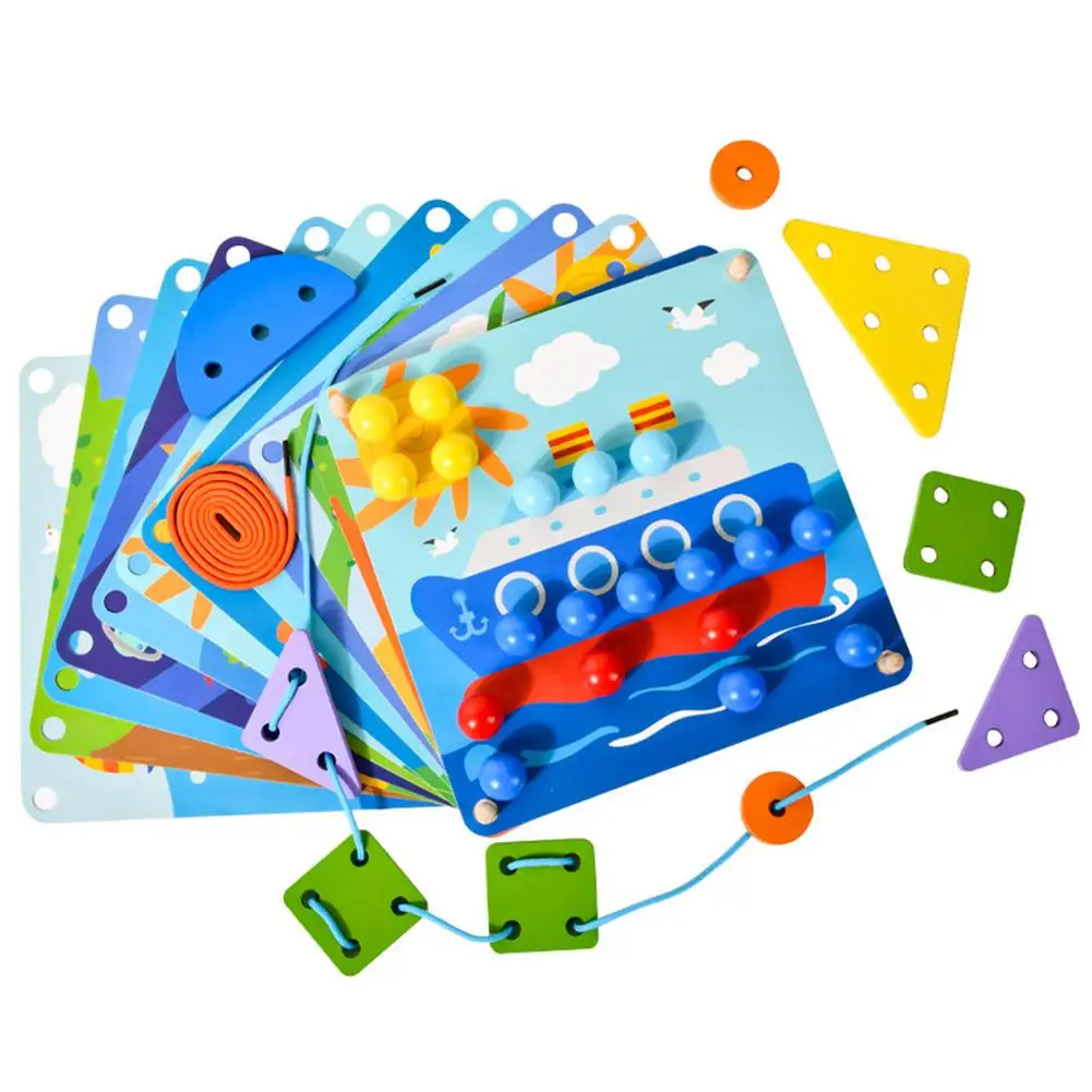 

Peg Boards For Children - Mosaic Pegboard - Early Education Toy - Mushroom Nail Mosaic Pegboard DIY Jigsaw Building Bricks Peggi