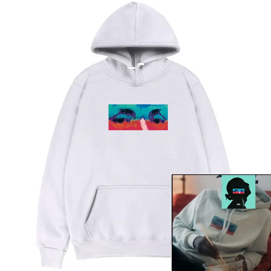 Толстовка Lomepal Jeannine Rapper певец хип-хоп рэп музыкальная Мужская Топы Уличная одежда