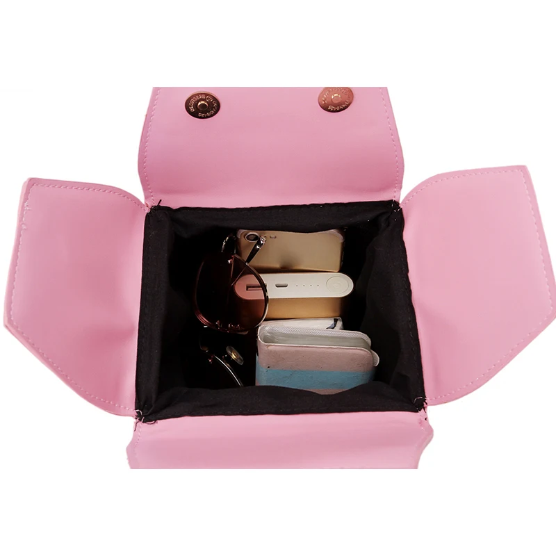 

2021 Square Box Bag Wallet Pu Leather Ladies New Handbag Decoration Fashion Messenger Bag Female Bucket Bag Shoulder Chain Bag