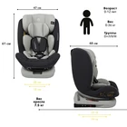 Luxmom Aвтокресло детское ISOFIX Обеспечивает безопасность ребенка Регулируемое сиденье Быстрая доставка.