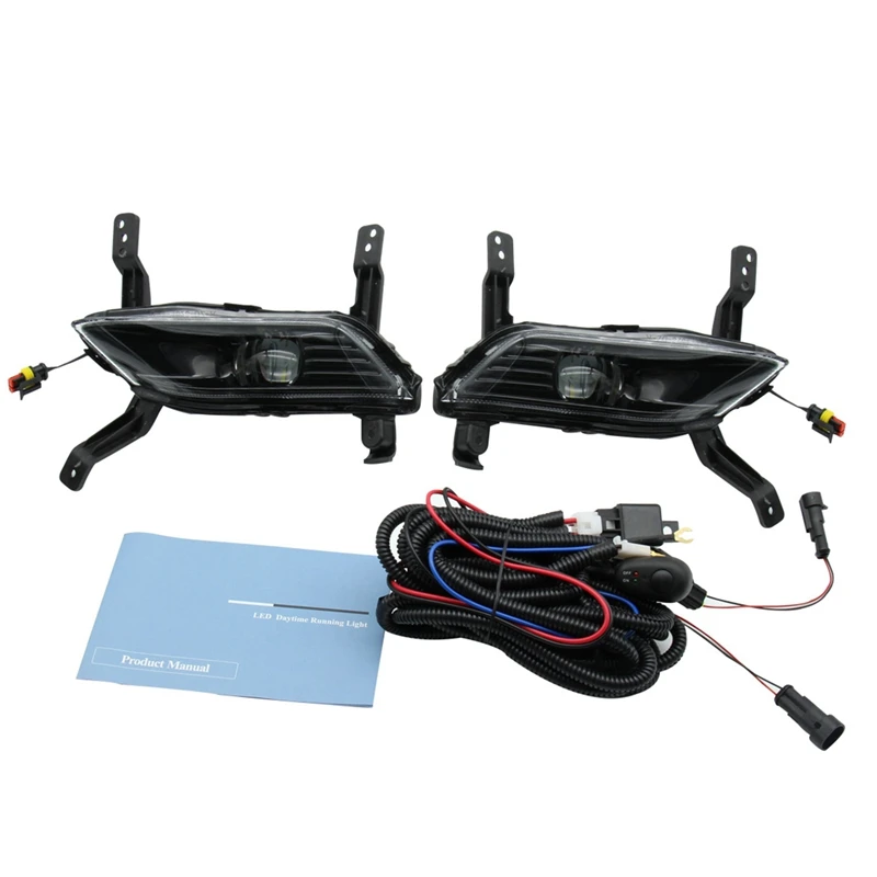 

2Pcs for 2019 Hyundai IX45 New Shengda LED Car Lights Modified Daytime Running Lights