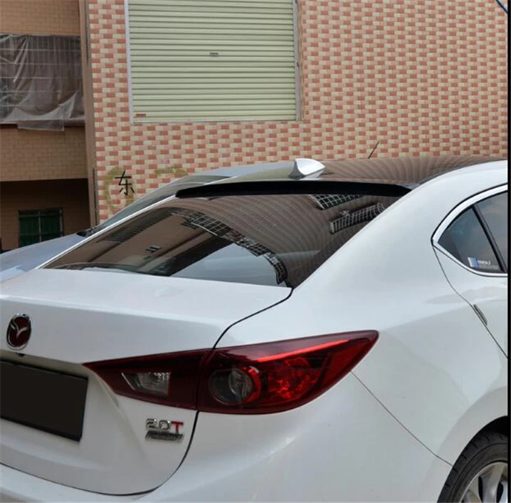 Спойлер на крышу для Mazda 3 Автомобильный задний спойлер из АБС-материала праймер