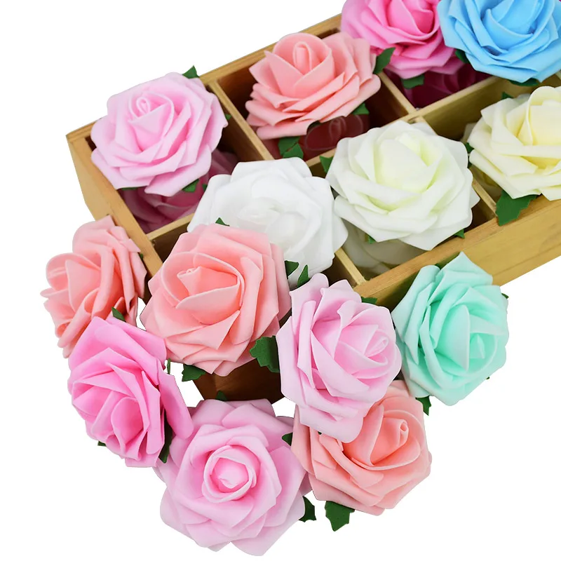 

10/20pcs Big PE Foam Roses Artificial Flower Heads for Wedding Party Scrapbooking DIY Wreaths Home Decorative Craft Fake Flowers