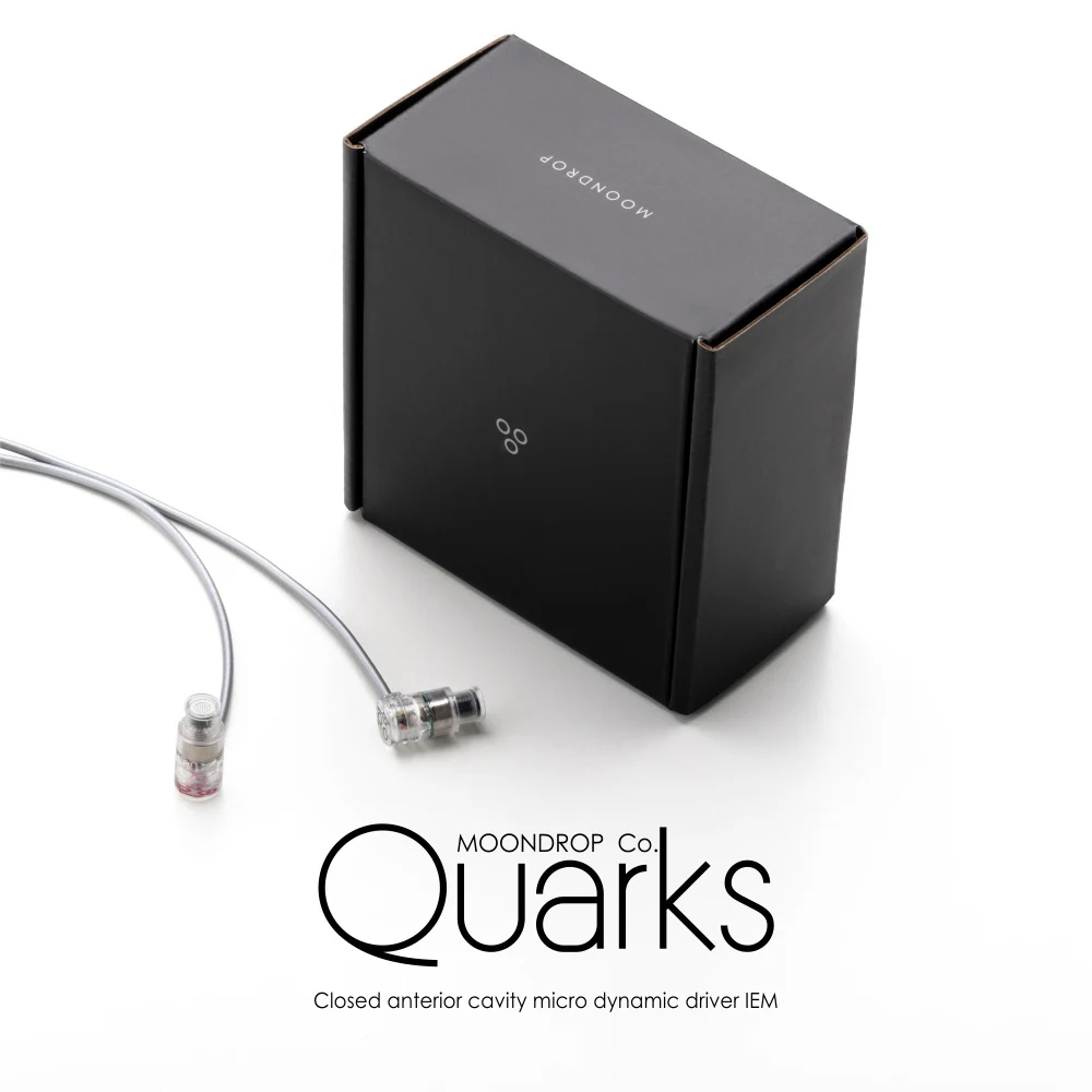 MoonDrop Quarks In-Ear Earphones High Performance LCP Micro Diaphragm Dynamic IEM Earbuds Moondrop Aria Sparks SSP SSR Blessing2 |