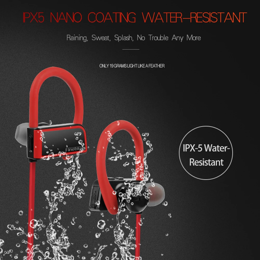 Водонепроницаемые спортивные Bluetooth наушники для плавания бег CSR беспроводной