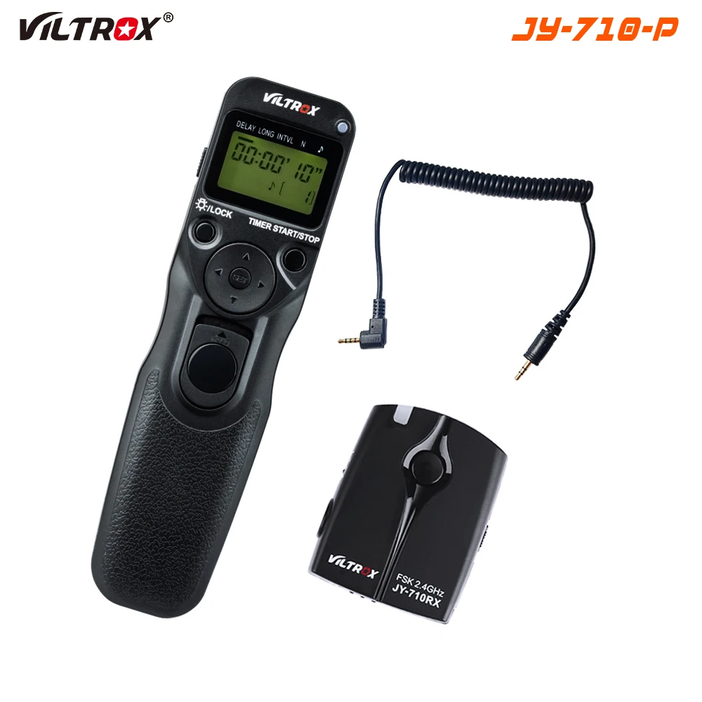 

Viltrox JY-710-P1 Camera Wireless Timer Remote Control Shutter Release for Panasonic GH5S GH5 GH4 G85K G7 GH4 GX8 G10 FZ2500GK