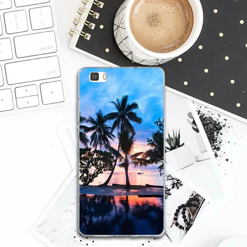Мягкие чехлы для huawei P8 P9 P10 P20 P30 Коврики 10 Pro Y5 Y6 Y7 НУА Вэй слава 6X7X9 Lite Plus Морская