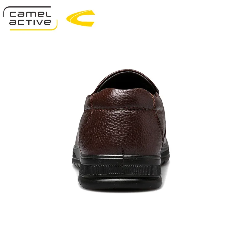 Camel Active New Business Dress Shoes Men's Genuine Leather Comfortable Men Loafers Cowhide Driving Soft Non-slip Casual | Обувь