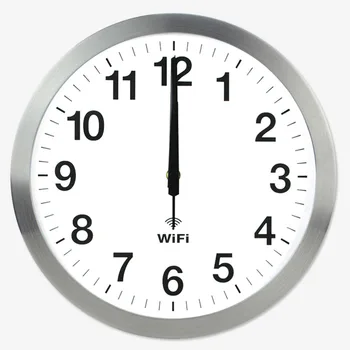 20 inch Smart WIFI Automatic Time Synchronization Network Clock Mute Wall Clock Modern Minimalist Living Room Quartz Home Clock