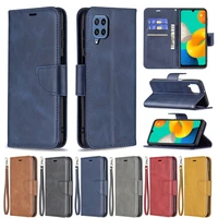 wallet style sheepskin leather case for samsung galaxy s21s20 plusultrafe s10s9s8 plus a02s a12 a13 a22 a32 a51 a52 a71 a72