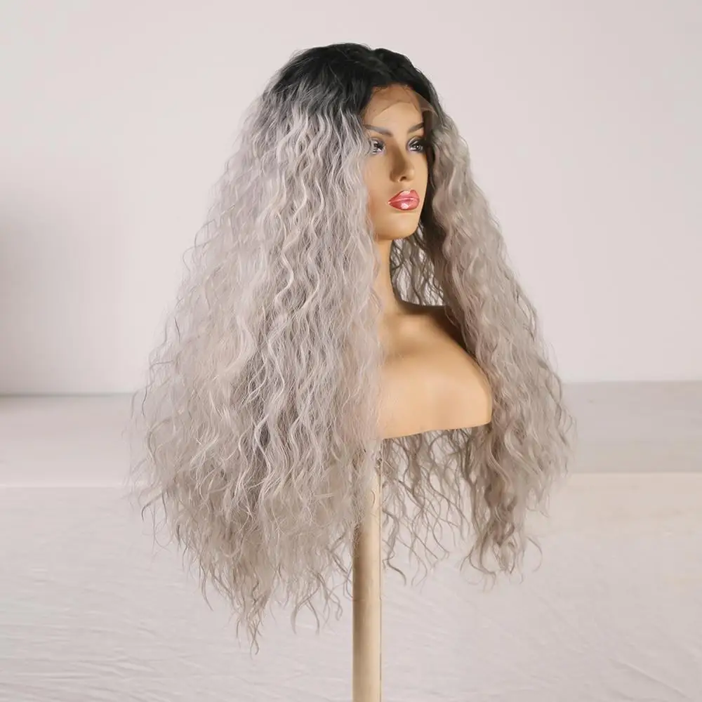 RONGDUOYI эффектом деграде (переход от темного к серый синтетический Синтетические