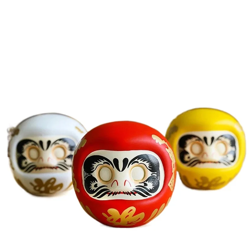 Японская Керамическая кукла Дарума 4 дюйма кошка удачи украшение на удачу