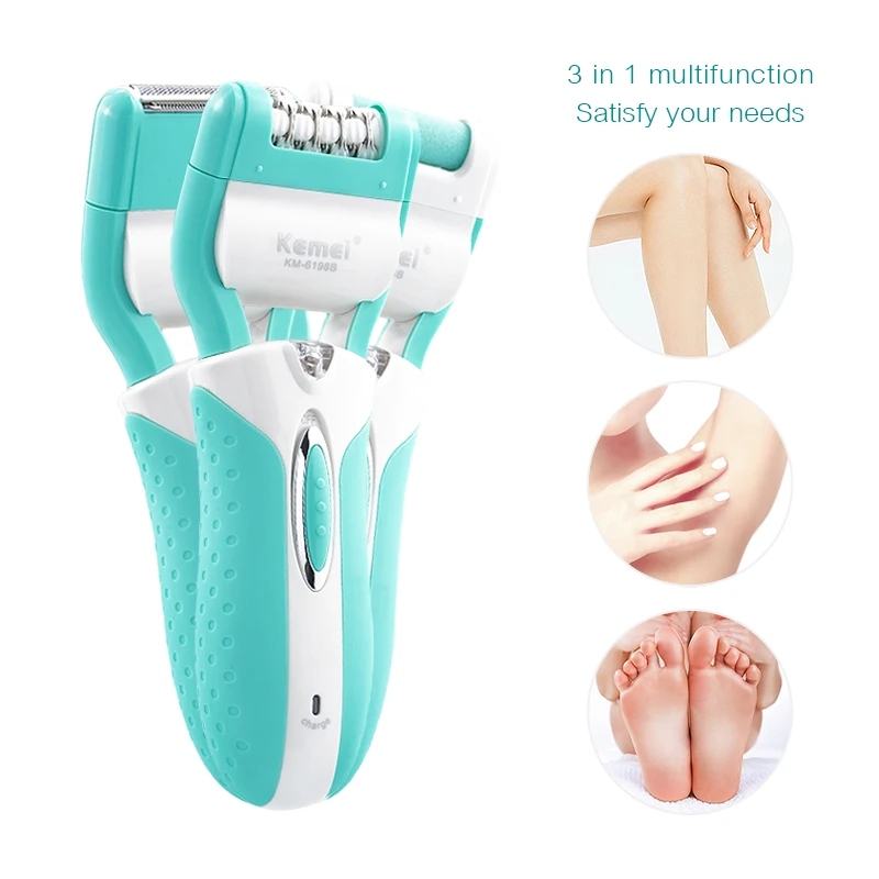 Электрическая бритва Kemei 3 в 1 женский эпилятор для удаления волос Женский Триммер