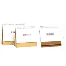 2020 Настольный календарь простой стиль Ноутбук календари для