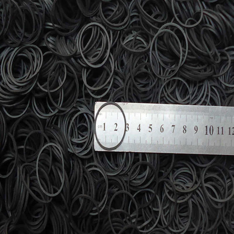 100 шт./лот Диаметр 19 мм 40 мм Черные зажимы Сильные упругие резиновые резинки Офисные ученические канцелярские принадлежности.
