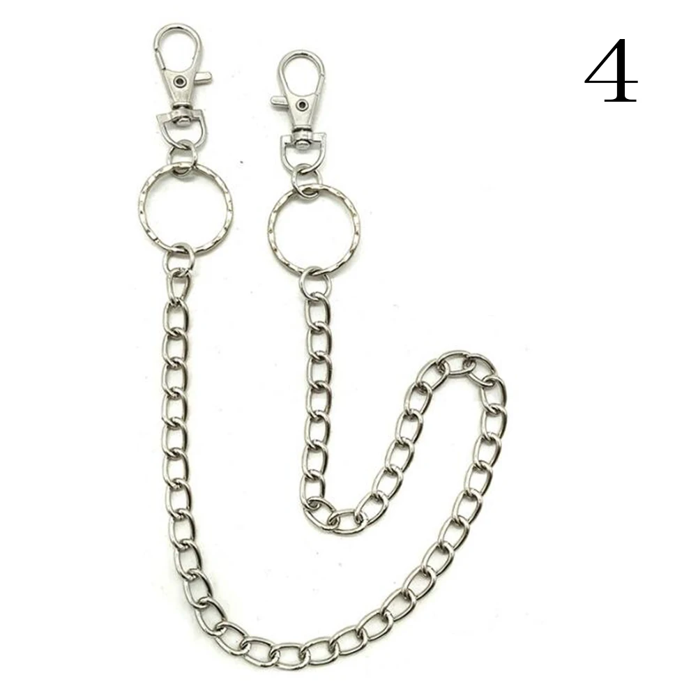 Длинный металлический кошелек Hiphop поводок на цепочке брюки джинсовый брелок