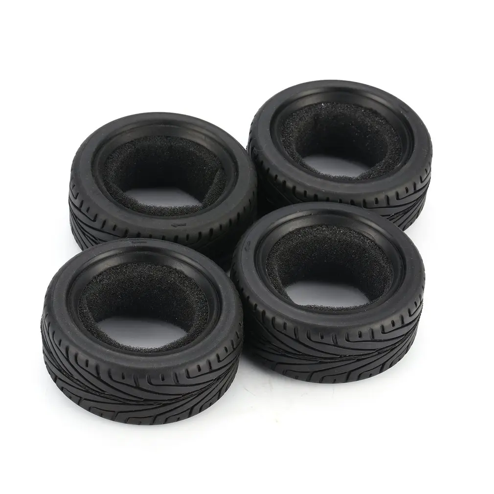 

4pcs 1/10 Medium Grain Drift RC On-road Car Tyre RubberTire Tyre 47mm For Wheels Traxxas HPI Kyosho Racing HSP Car Parts