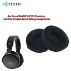 Вкладыши для наушников SoundMAGIC HP 151, аксессуары для наушников, бархатные кожаные подушки для наушников, Сменные подушечки, чехлы для HP 151