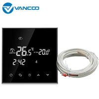 vancoo room thermostat 220v temperature controller lcd display thermoregulate for electric underfloor heating hvac