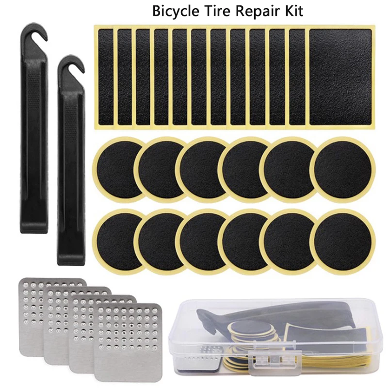 

Инструменты для ремонта горного велосипеда, набор резиновых стержней для ремонта велосипедных шин, клей в комплекте, легко носить с собой