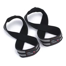 Figure 8 Weight Lifting Straps DeadLift Wrist Strap For Pull-ups Horizontal Bar Powerlifting Belt For Gym Fitness Bodybuilding