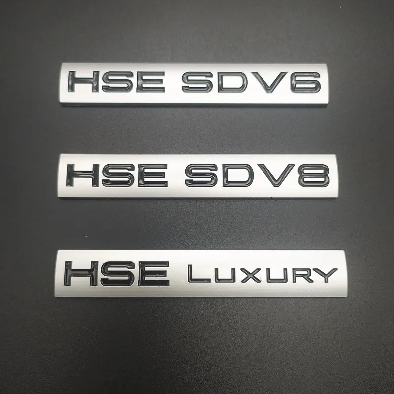 Металлическая 3d-наклейка HSE SDV6 SDV8 для автомобильного бокового брызговика заднего