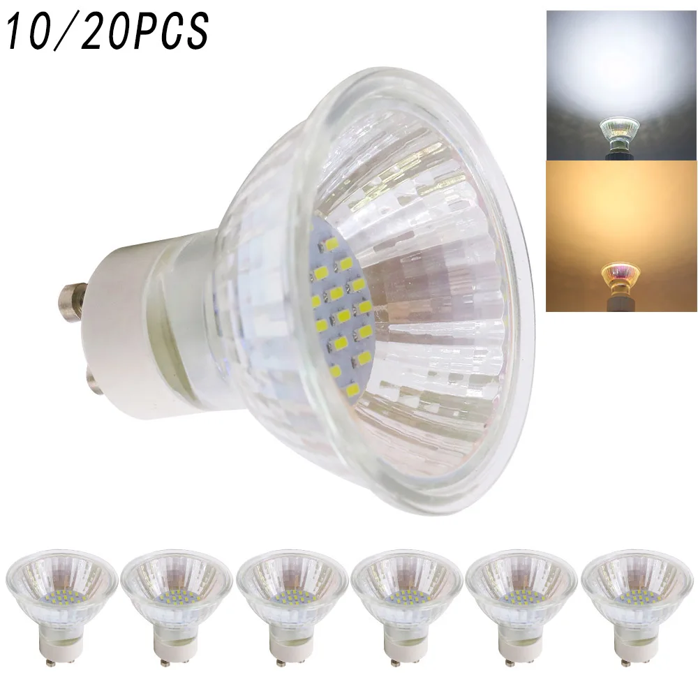 10 шт. GU10 Кукуруза Светодиодный прожектор 28 SMD 3014 без затемнения лампы 1 5 Вт
