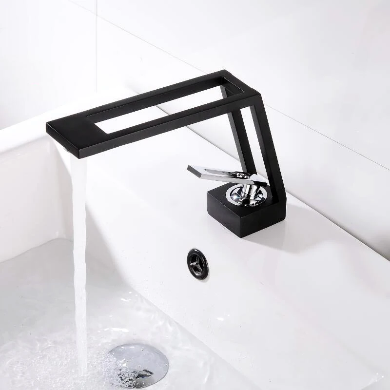 Смеситель для раковины смеситель ванной комнаты черный латунный винтажный с