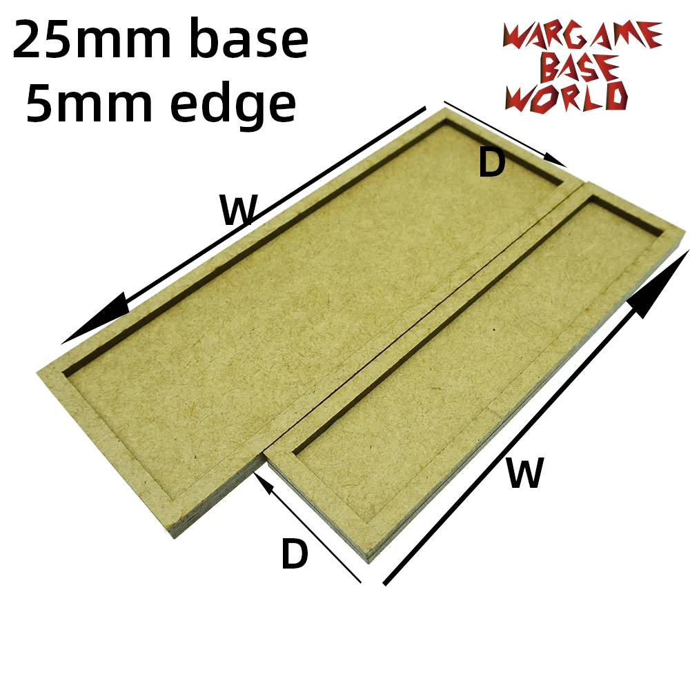 Wargame Base World MDF wargame механизм лоток 25 мм основания с 5 краем|Наборы для сборки
