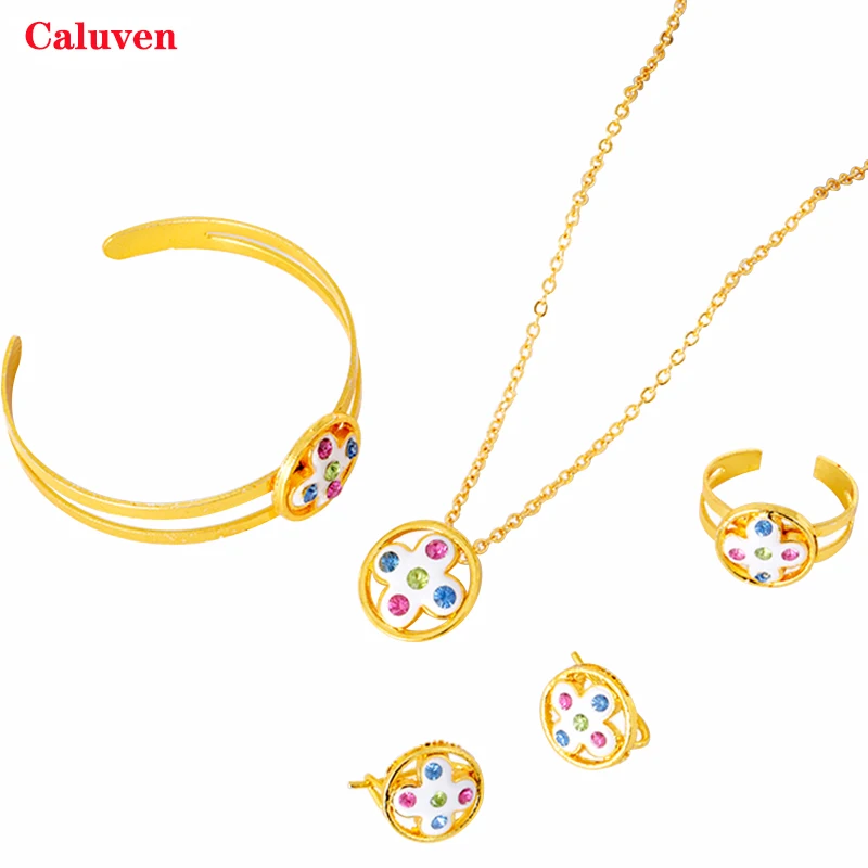 Комплект ювелирных изделий из колье и серёг в арабском стиле|Ювелирные наборы| |