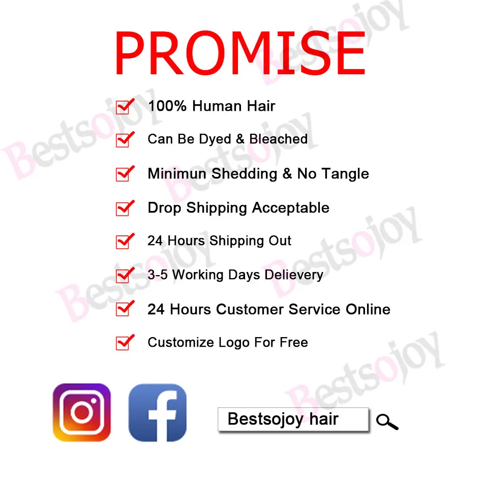 Bestsojoy глубокая волна пряди с закрытием человеческие волосы кружевом Remy