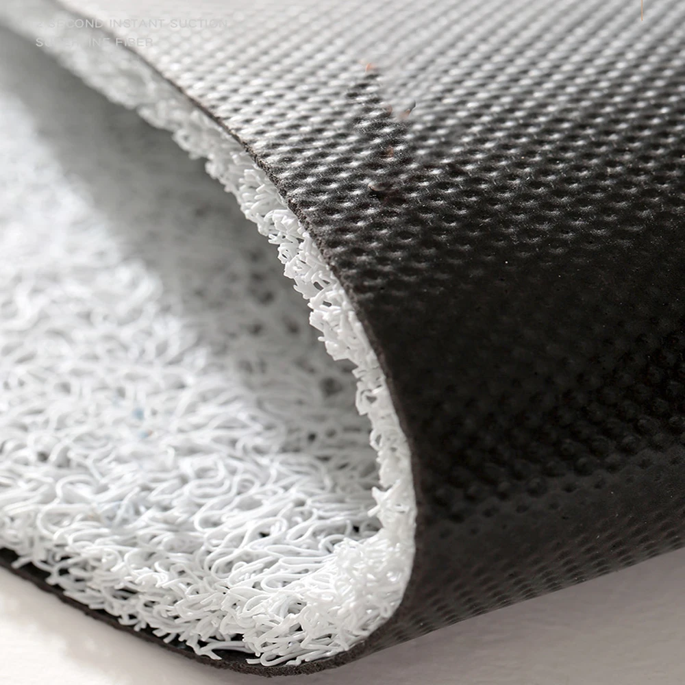 

PVC Rubber Dust-proof Indoor Door Mat Geometry Diamond Plaid Indoor Outdoor Rug Mats Shoes Scraper Mat Entry Way Area Rugs Clean