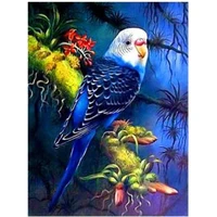 full square round drill 5d animal diamond painting bird parrot diy diamond embroidery cross sticth home decoration gift l05