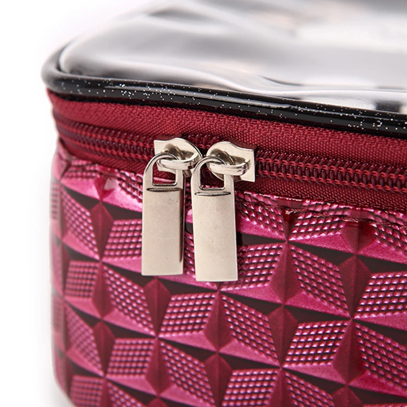 Косметичка из ПВХ для женщин модный роскошный Дорожный Чехол косметики легкая