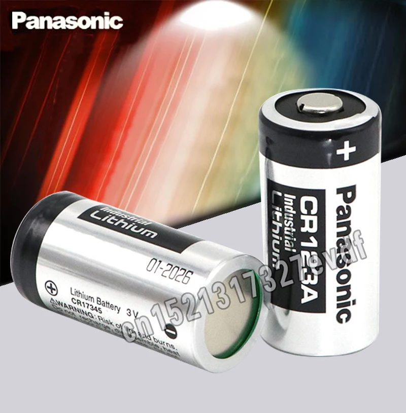 Оригинальный литиевый аккумулятор для камеры Panasonic 123 5 шт./лот 3 в CR123A CR17345 DL123A EL123A