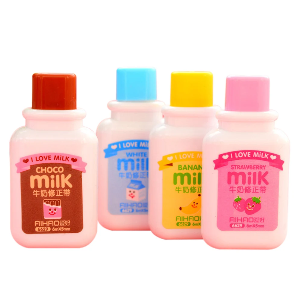 

1pc Cute Milk Correction Tape Material Escolar Kawaii Stationery Office School Supplies Papelaria 6m
