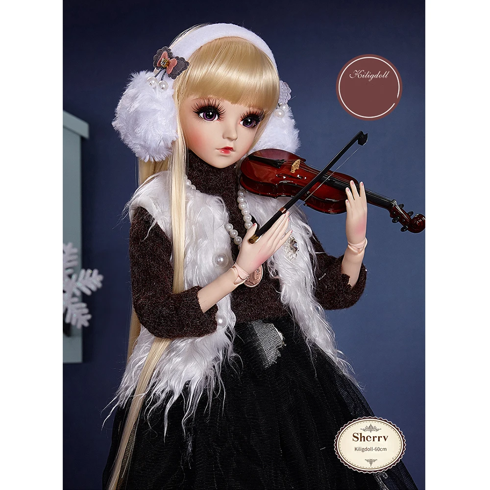 BJD кукла 18 шаров шарнирная 3D глаза 1/3 60 см куклы для девочек игрушки длинный парик