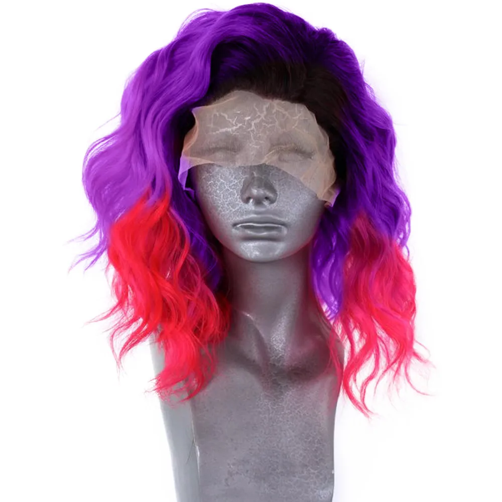 Парики QUINLUX из платиновых светлых волос короткие волосы с волнистыми