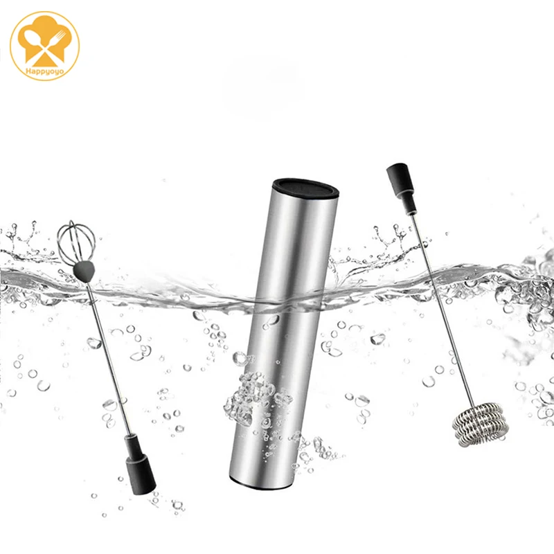 

Rechargeable 2-in-1Milk Bubbler Hand Blender 2 Speed Foam Maker Stick Drink Mixer Whisks Mixer Coffee Capuccino Frother Beater