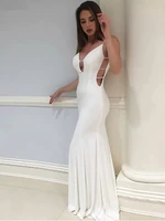 mermaid wedding dress robe de mariee 2020 spaghetti straps bridal gown elegant backless wedding bride dress vestidos de novia